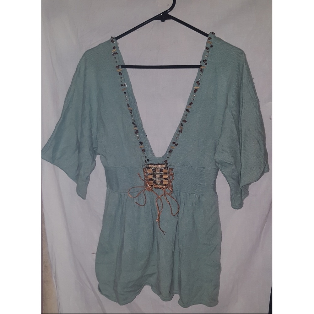 LaRok Beaded Sweater Size Small - Picture 5 of 7